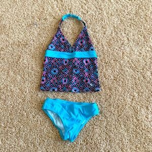NWOT Kids Speedo 2 Piece Swimsuit